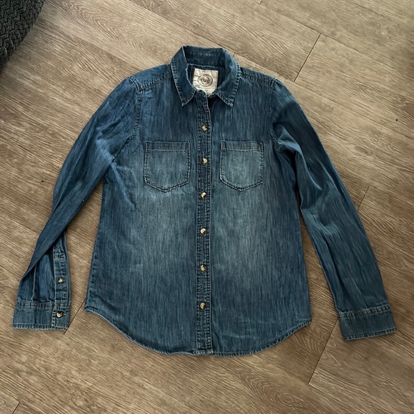 Denim button down chambray shirt - Picture 1 of 2